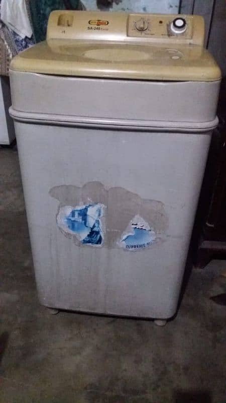 super asia washing machine good condition no fault 2