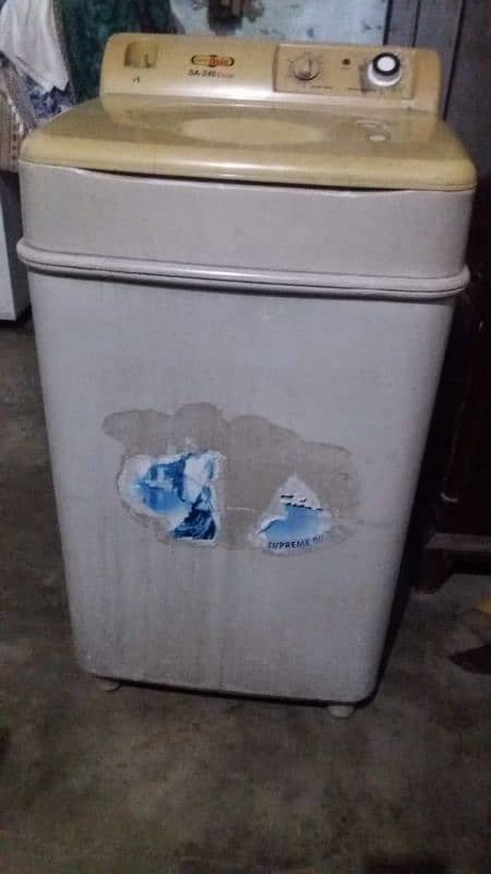 super asia washing machine good condition no fault 3