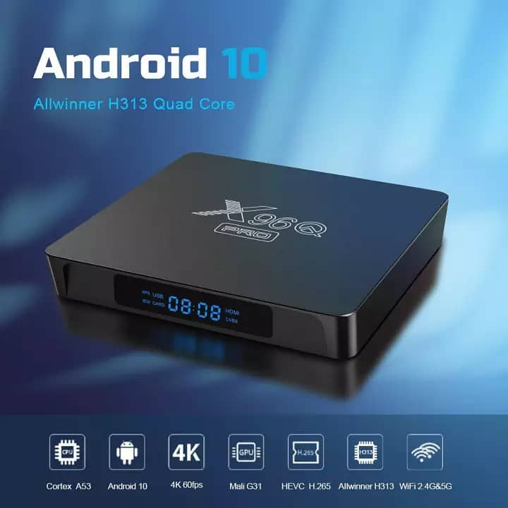 Smart TV box Cherry 4K Ultra HD Android 10. with Free G10 Voice Remote 14