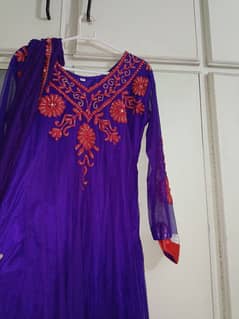 purple formal dress