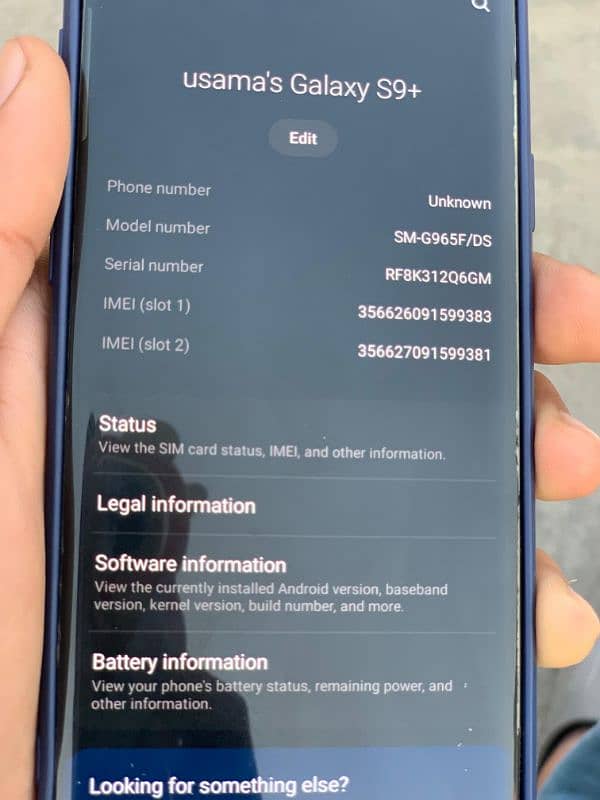 Samsung  S9 + Official PTA Approved 10