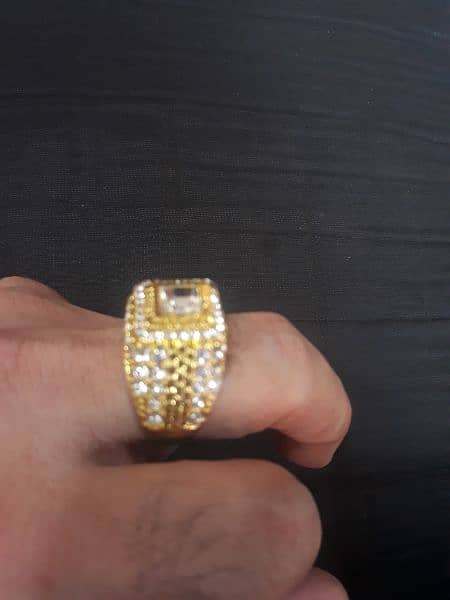 bridal gents ring 24k gold plated American in white zerkoon best gift 1