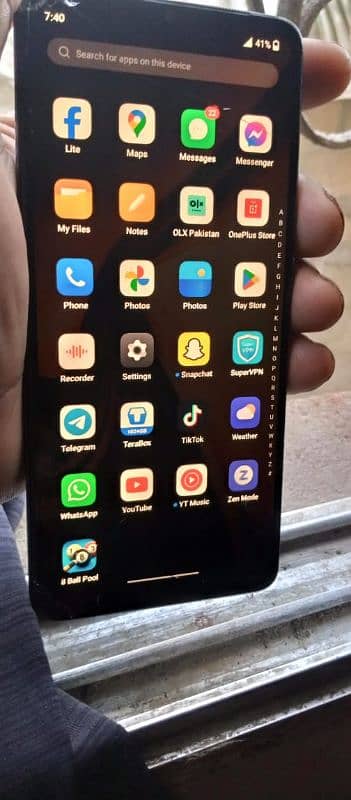 one plus 7t 8 GB 128 GB single sim pta approved exchange ho jayega 3