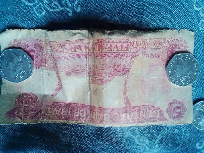 Iraq 5 dinars most oldest currency for sell 1