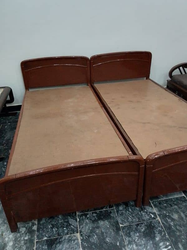 02 full size single beds 78x39 1