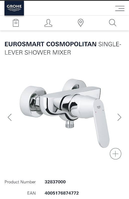 Grohe Basin Mixer Shower Mixer and Hand Shower Single Pcs Price 4