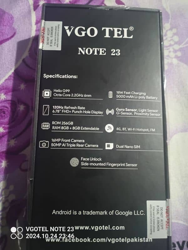 VGO TEL NOTE 23 11