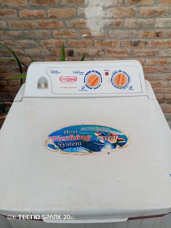 super Asia washing machine 1