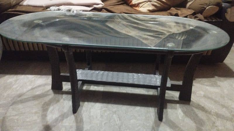 5 seater sofa and center table 2