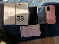 oppo a38 6/128gb with box 10/10 condition