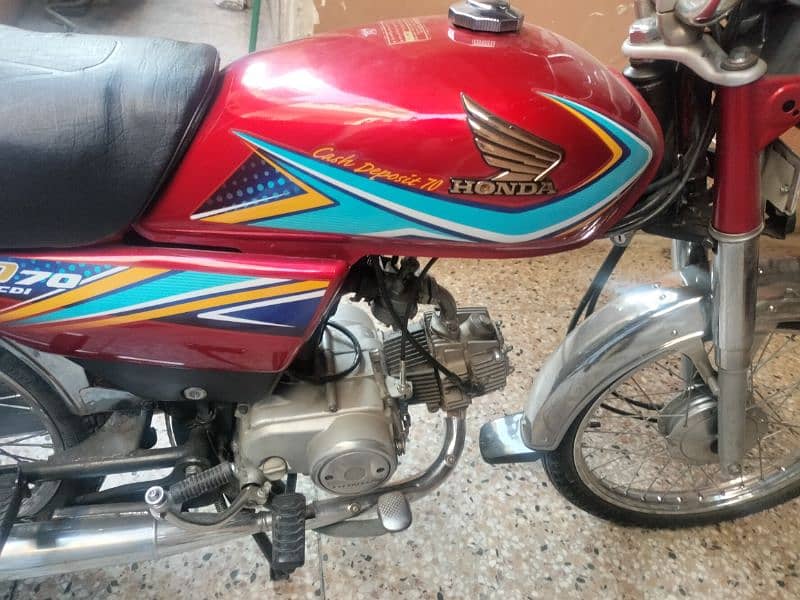 Honda CD70 model 2019 Rawalpindi number 03341511728 1