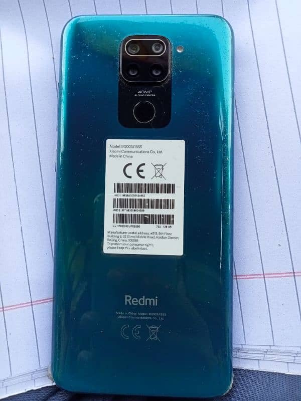 redmi note 9 box charger sath ha good condition 4gb 128gb 4