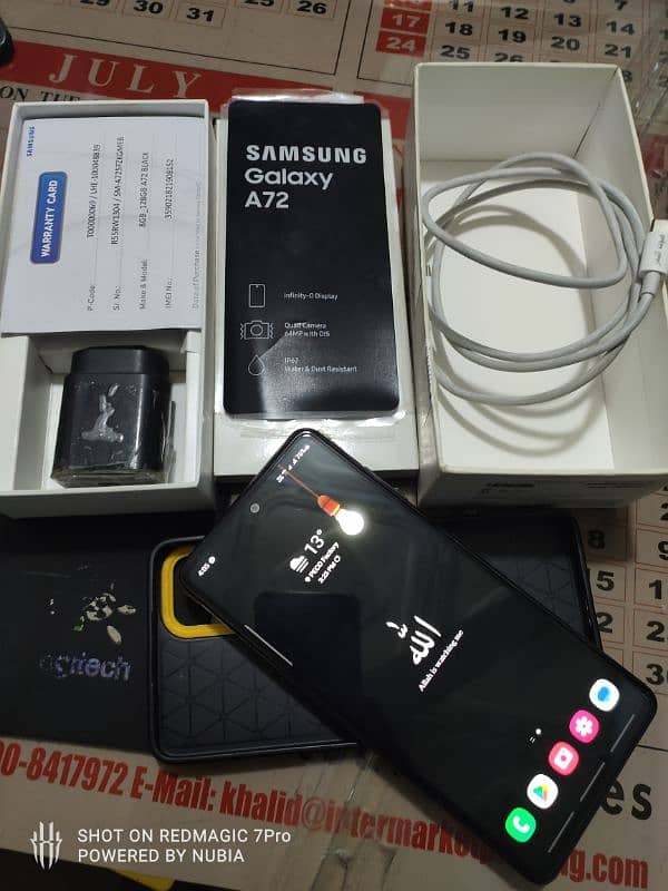 Samsung galaxy A72 12