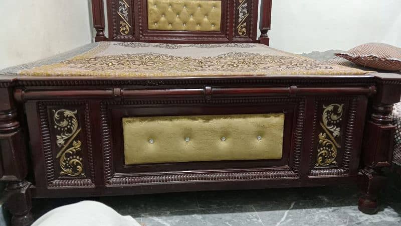 ڈبل بیڈ سایئڈ ٹیبل ڈریسنگ ٹیبل Double Bed side Table Dressing Table 5