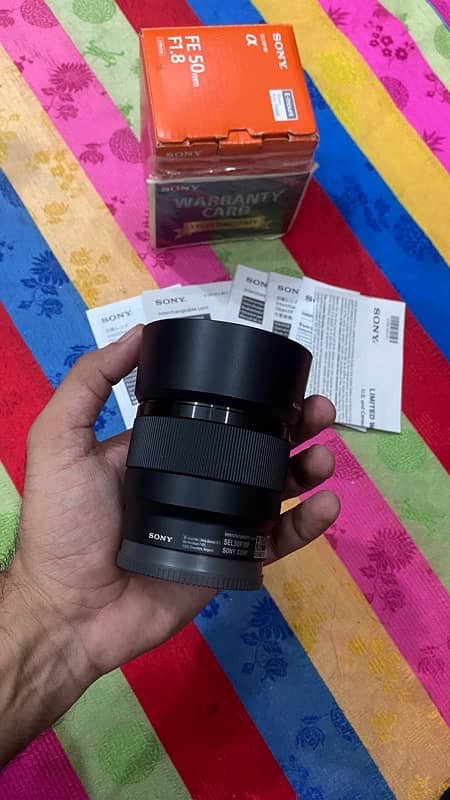 Sony FE 50mm 1.8 full frame Lens O3l7-4OO47O7 3