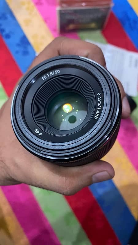 Sony FE 50mm 1.8 full frame Lens O3l7-4OO47O7 8