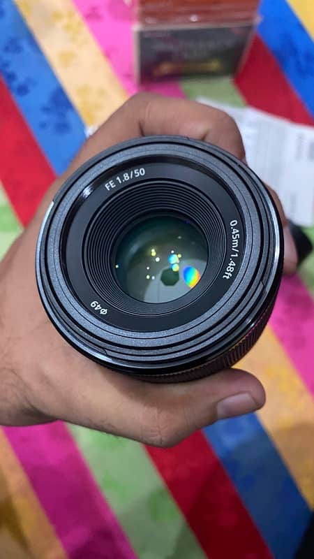 Sony FE 50mm 1.8 full frame Lens O3l7-4OO47O7 9