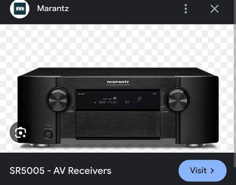 2 x Marantz  SR5005 \ NR1604 Professional Slim Line 7.1 4K Amplifier 12