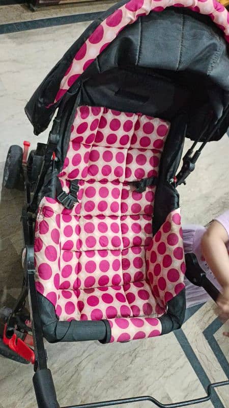 baby pram only 2 months used with no defect. . contact# 03342133361 6