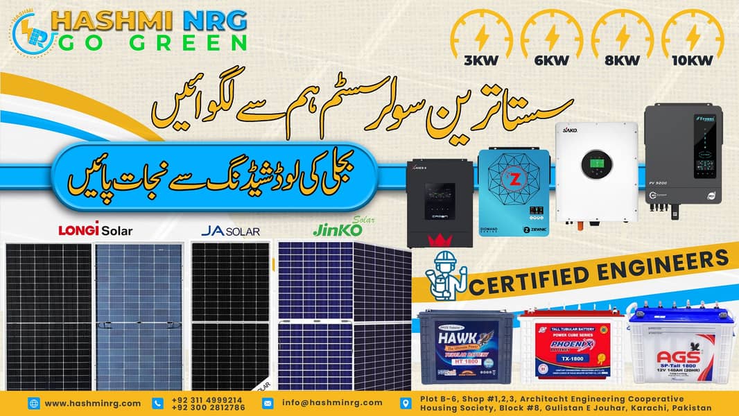 Solar Inverter/Solar Panel/Complete Solar Installation with Accessorie 0