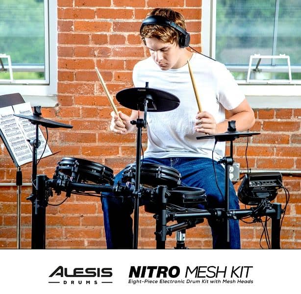 Alesis Nitro Mesh Drum Kit Complete with BOX 10/10 3