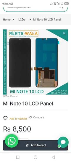 Redmi note 10 pannel for sale 0