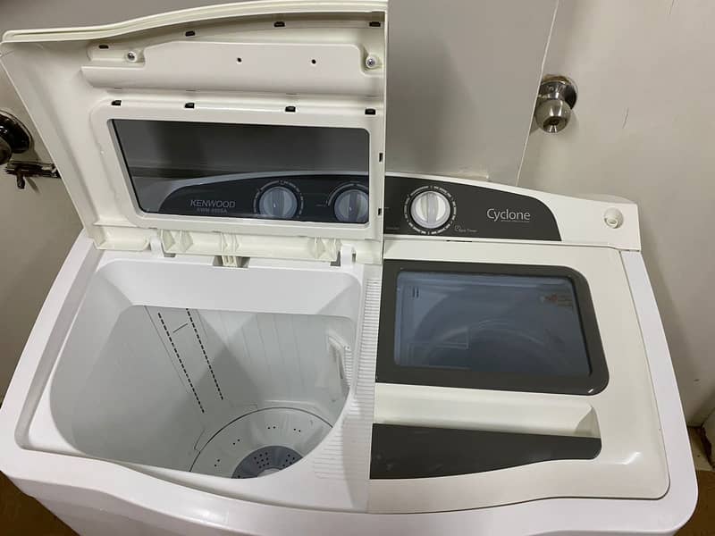 Kenwood Semi automatic MAchine, Twin tub(Spin & Dryer),color:White 7