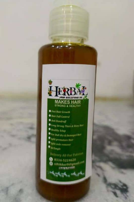 Herbal hair oil solution    Hair All problem solve hogi inshallah 0