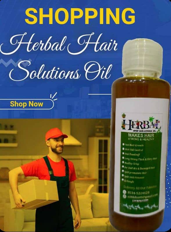 Herbal hair oil solution    Hair All problem solve hogi inshallah 1