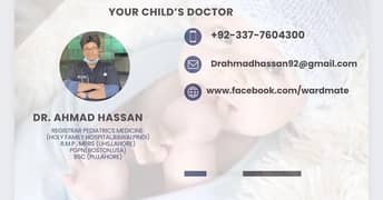 dr Ahmad hassan - Get your child’s Medical consult