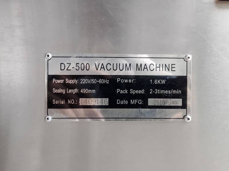 D-Z 500 Vaccume Packaging Machine 5