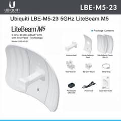 LITE BEAM - LBE-M5-23 LiteBeam 5GHz-23dBi