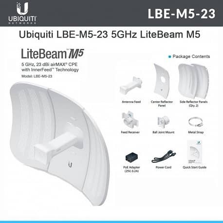 LITE BEAM - LBE-M5-23 LiteBeam 5GHz-23dBi 0