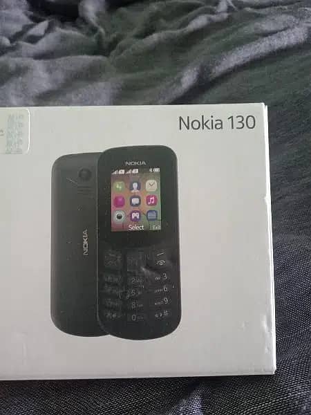 Nokia 130 Few days used. 10/10 with Box. working no issue with cover 0