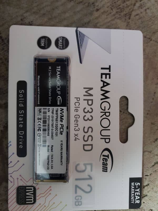 TeamGroup MP-33 SSD PCIe Gen-3 M2 Series 512 GB 0