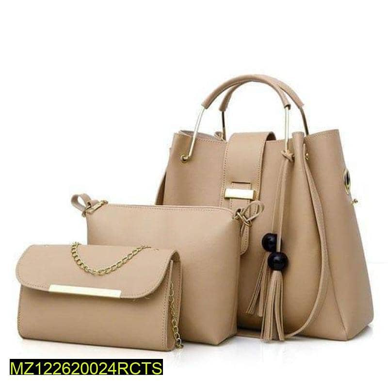 4 PCs woman's leather handbags for sale 8