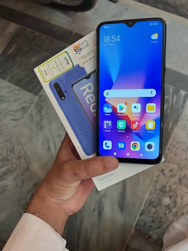 Redmi 9t 4/128gb with box 8