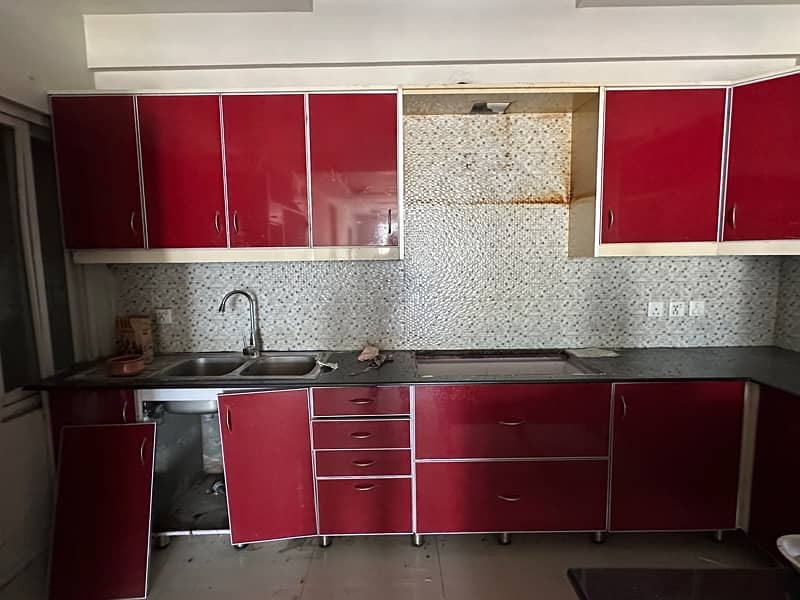 Kitchen shelves/Cabinets/Marble Top/Sink For Sale 1