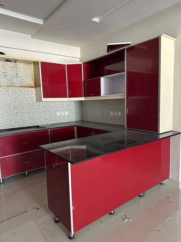 Kitchen shelves/Cabinets/Marble Top/Sink For Sale 3