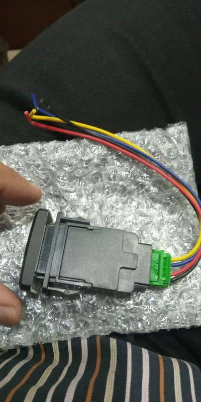 universal push button LED light with wire harness for Toyota alto 607 16