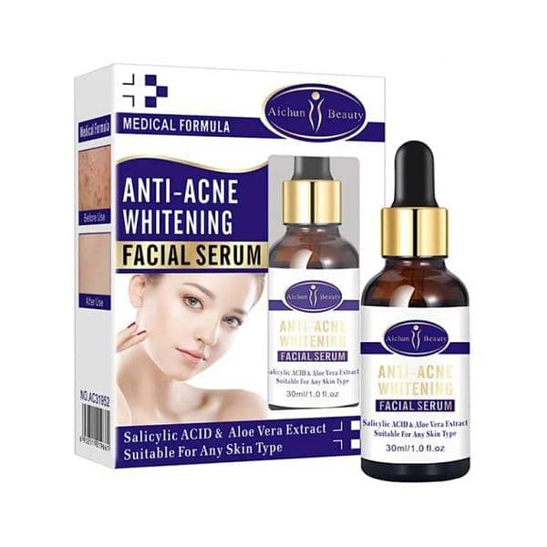 Aichun Beauty Medical Formula Anti-acne Whitening Facial Serum-30ml. 3