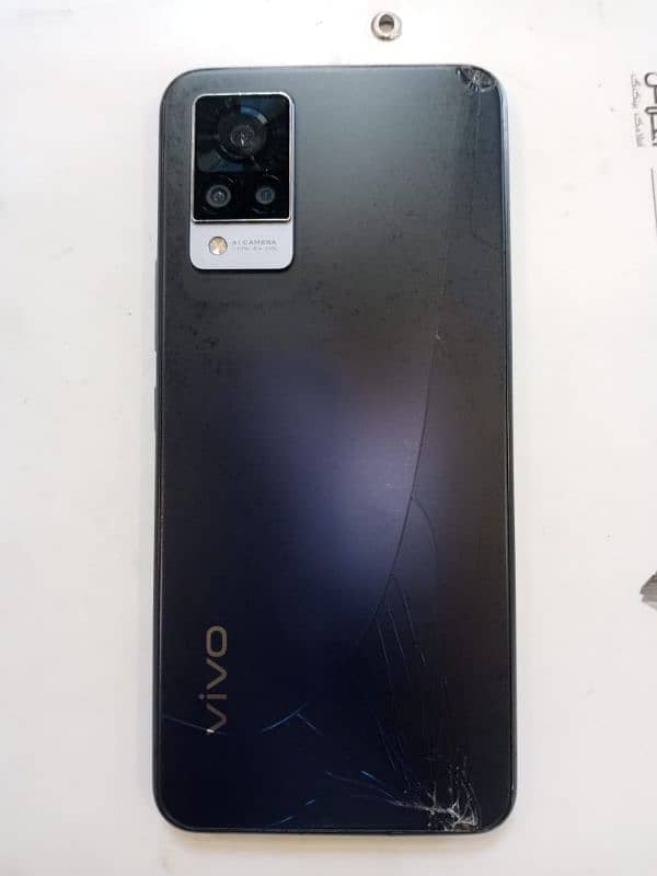 vivo v 21 mobile and box only 0