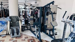 4 Station multi gym semi commercial slightly used double stack weight