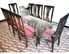 Chenone Dining Table with 8 Chairs