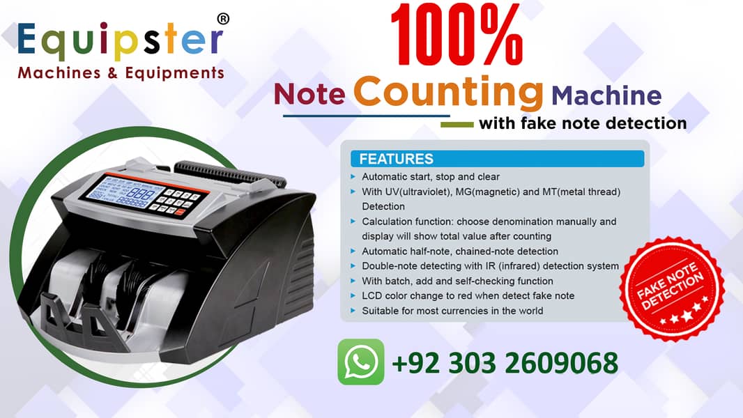 brand new cash counting machines with fake note detection 2024 15