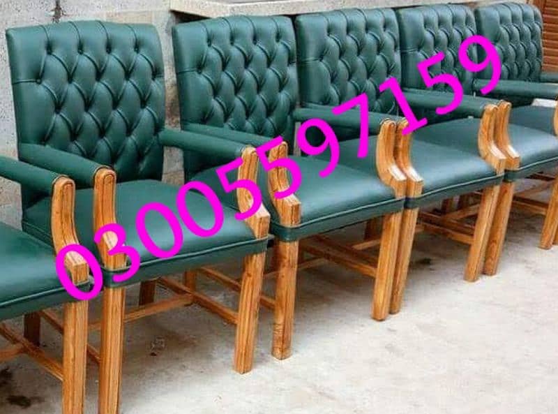 sofa set leather single seat office furniture chair table center cafe 3