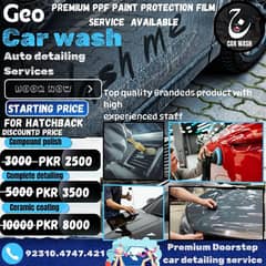 car detailing compound polish PPF PAINT PROTECTION FILM service