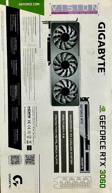 Gigabyte GeForce GTX 3060 OC Vision 12GB 1