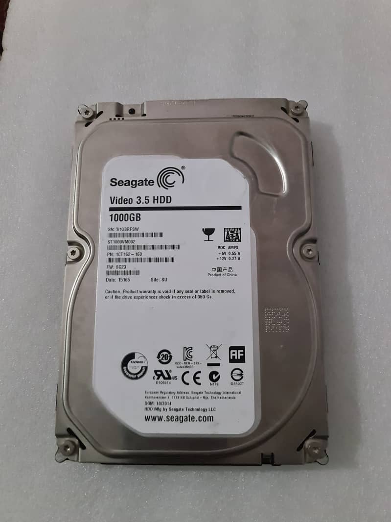 1TB Seagate internal HDD 2