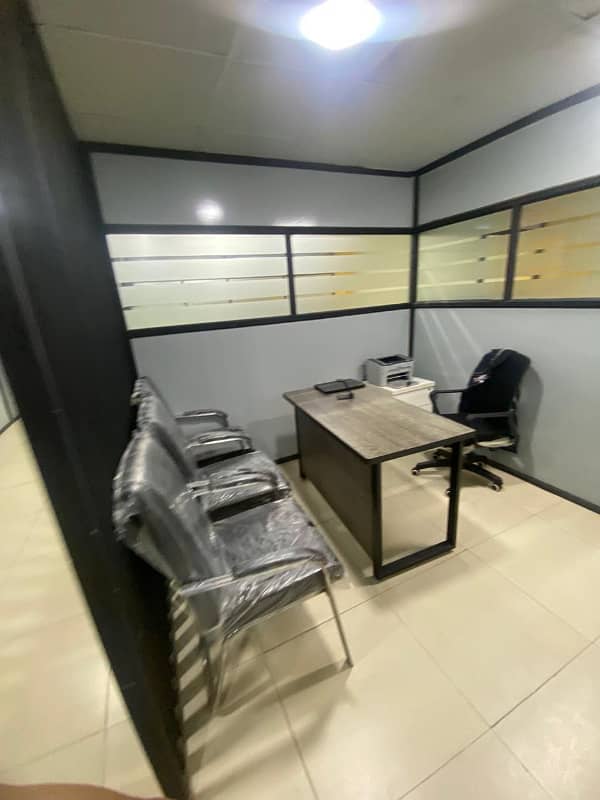 furnished Office for rent in johar town for Silent office (Call center + Software house + Marketing office and other setup as you want) 1